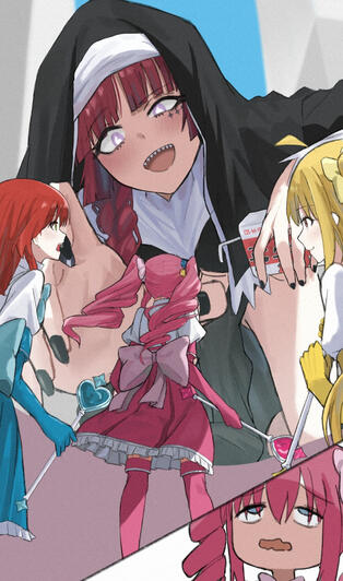 Bocchi the Rock x Gushing Over Magical Girls